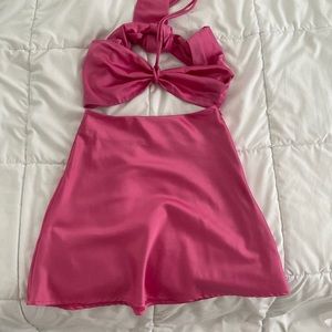 Princess Polly Pink Skirt set. Worn once